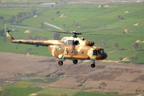 Cezayir’de Askeri Helikopter Düştü