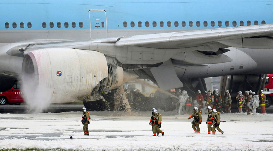 KoreanAir Uçağı 302 Yolcusu ile Alev Aldı!